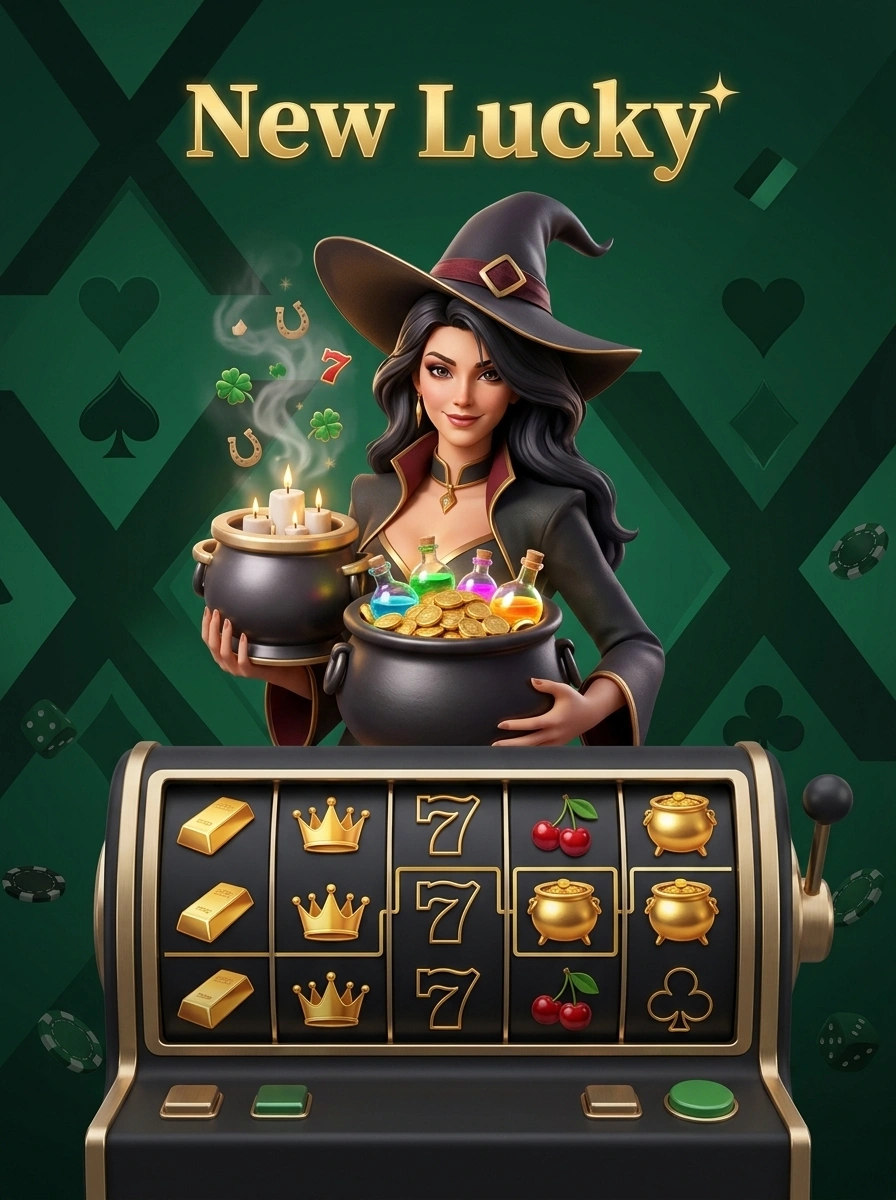 Voorbeeld van de affiliate-landingspagina van New Lucky